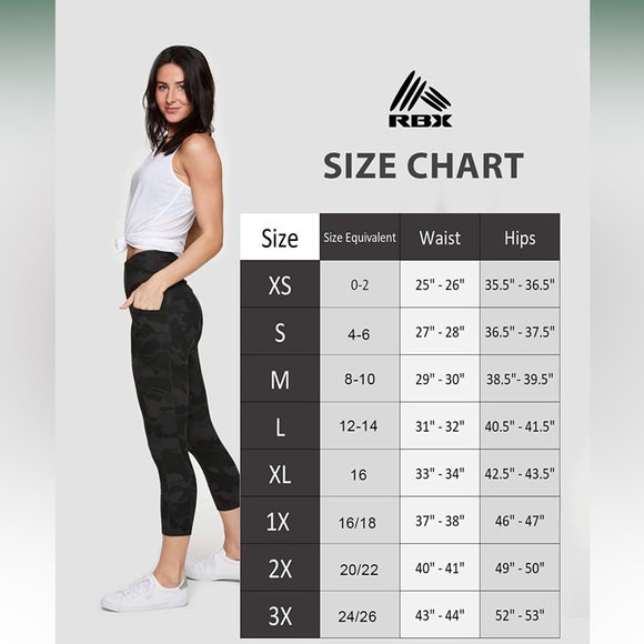 RBX Active Women's Peach Skin Leggings - Picture 7 of 8